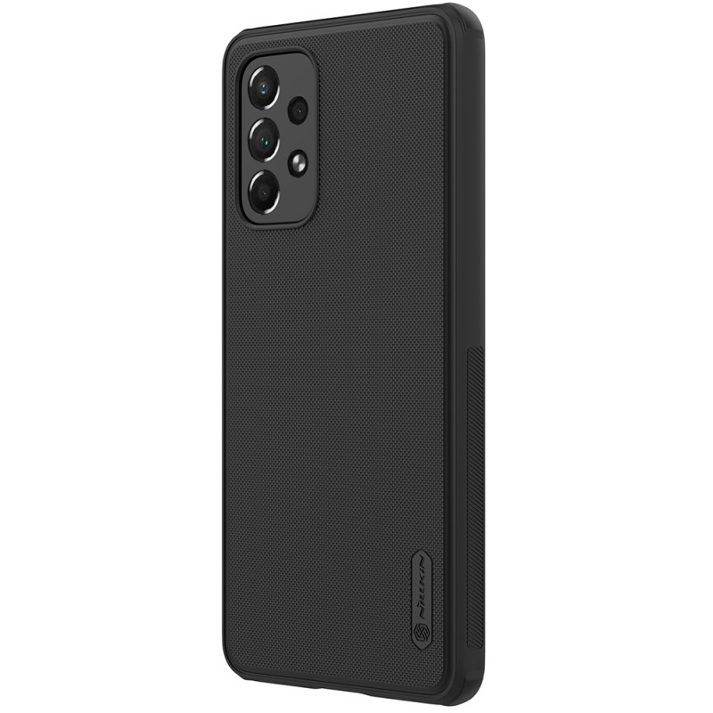 Nillkin Super Frosted Shield Pro patvarus dėklo dangtelis, skirtas Samsung Galaxy A73 juodas