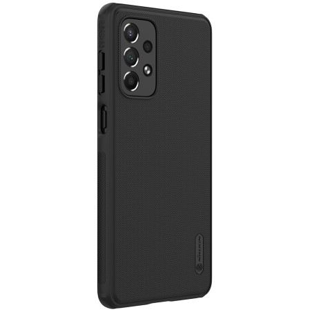 Nillkin Super Frosted Shield Pro patvarus dėklo dangtelis, skirtas Samsung Galaxy A73 juodas Nillkin Super Frosted Shield Pro patvarus dėklo dangtelis, skirtas Samsung Galaxy A73 juodas