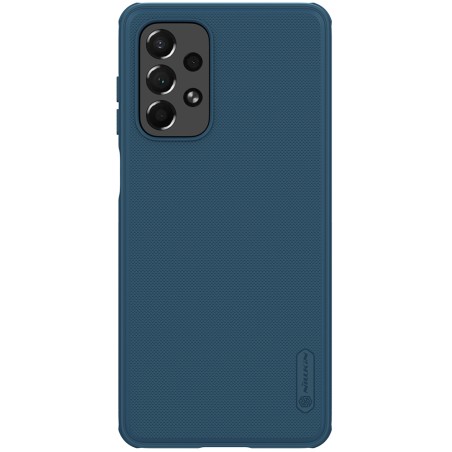 Nillkin Super Frosted Shield Pro patvarus dėklo dangtelis, skirtas Samsung Galaxy A73 mėlynas Nillkin Super Frosted Shield Pro patvarus dėklo dangtelis, skirtas Samsung Galaxy A73 mėlynas