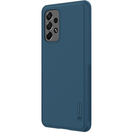 Nillkin Super Frosted Shield Pro patvarus dėklo dangtelis, skirtas Samsung Galaxy A73 mėlynas Nillkin Super Frosted Shield Pro patvarus dėklo dangtelis, skirtas Samsung Galaxy A73 mėlynas
