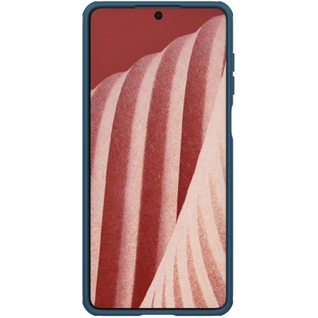 Nillkin Super Frosted Shield Pro patvarus dėklo dangtelis, skirtas Samsung Galaxy A73 mėlynas Nillkin Super Frosted Shield Pro patvarus dėklo dangtelis, skirtas Samsung Galaxy A73 mėlynas
