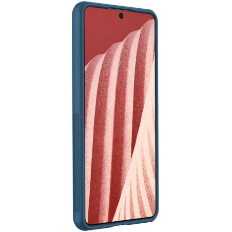 Nillkin Super Frosted Shield Pro patvarus dėklo dangtelis, skirtas Samsung Galaxy A73 mėlynas Nillkin Super Frosted Shield Pro patvarus dėklo dangtelis, skirtas Samsung Galaxy A73 mėlynas