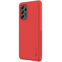Nillkin Super Frosted Shield Pro patvarus dėklo dangtelis, skirtas Samsung Galaxy A73 raudonas