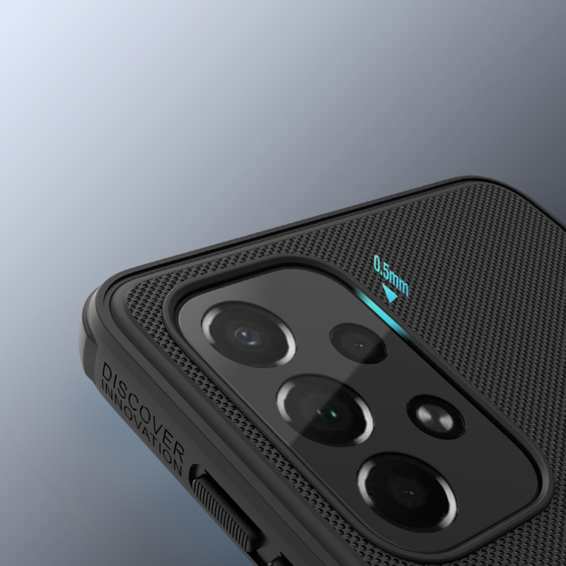 Nillkin Super Frosted Shield Pro patvarus dėklo dangtelis, skirtas Samsung Galaxy A73 raudonas