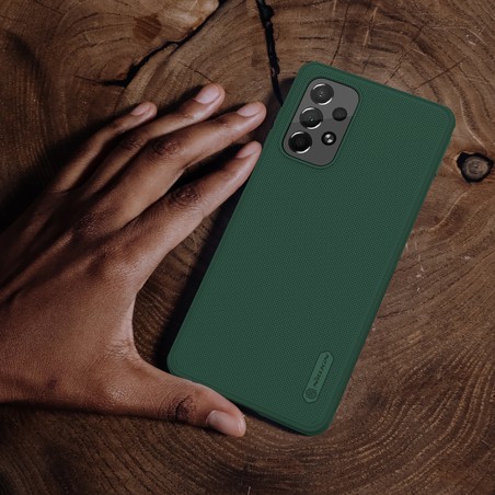 Nillkin Super Frosted Shield Pro patvarus dėklo dangtelis, skirtas Samsung Galaxy A73 raudonas