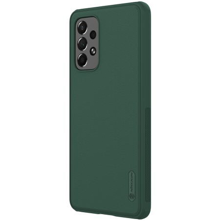 Nillkin Super Frosted Shield Pro patvarus dėklo dangtelis, skirtas Samsung Galaxy A73 žalias Nillkin Super Frosted Shield Pro patvarus dėklo dangtelis, skirtas Samsung Galaxy A73 žalias