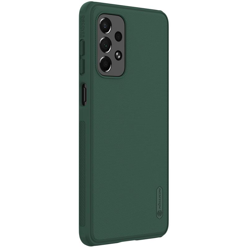 Nillkin Super Frosted Shield Pro patvarus dėklo dangtelis, skirtas Samsung Galaxy A73 žalias