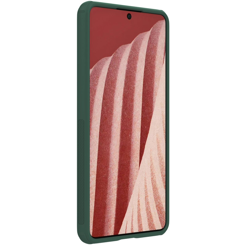 Nillkin Super Frosted Shield Pro patvarus dėklo dangtelis, skirtas Samsung Galaxy A73 žalias