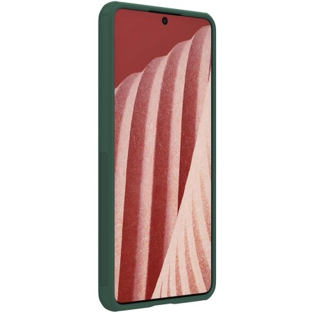 Nillkin Super Frosted Shield Pro patvarus dėklo dangtelis, skirtas Samsung Galaxy A73 žalias Nillkin Super Frosted Shield Pro patvarus dėklo dangtelis, skirtas Samsung Galaxy A73 žalias