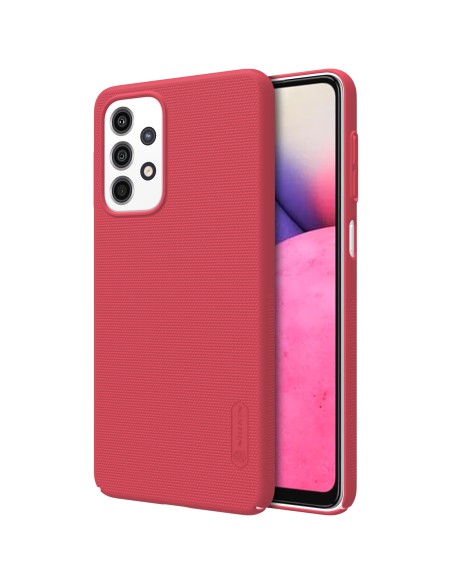 Nillkin Super Frosted Shield sustiprintas dėklo dangtelis, skirtas Samsung Galaxy A33 5G raudonas Nillkin Super Frosted Shield sustiprintas dėklo dangtelis, skirtas Samsung Galaxy A33 5G raudonas
