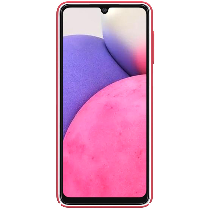 Nillkin Super Frosted Shield sustiprintas dėklo dangtelis, skirtas Samsung Galaxy A33 5G raudonas