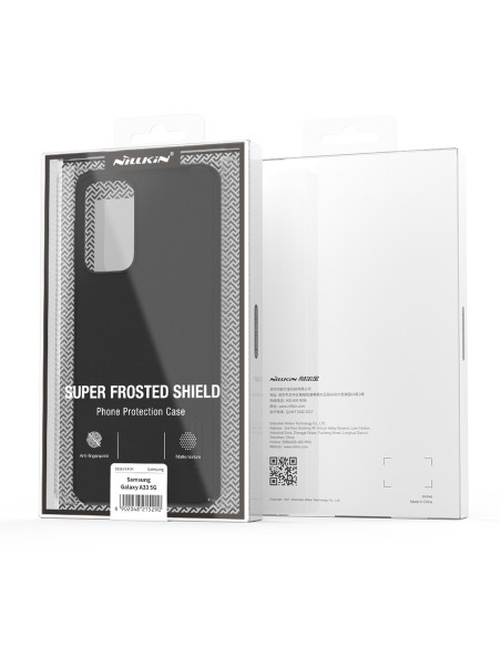 Nillkin Super Frosted Shield sustiprintas dėklo dangtelis, skirtas Samsung Galaxy A33 5G raudonas Nillkin Super Frosted Shield sustiprintas dėklo dangtelis, skirtas Samsung Galaxy A33 5G raudonas