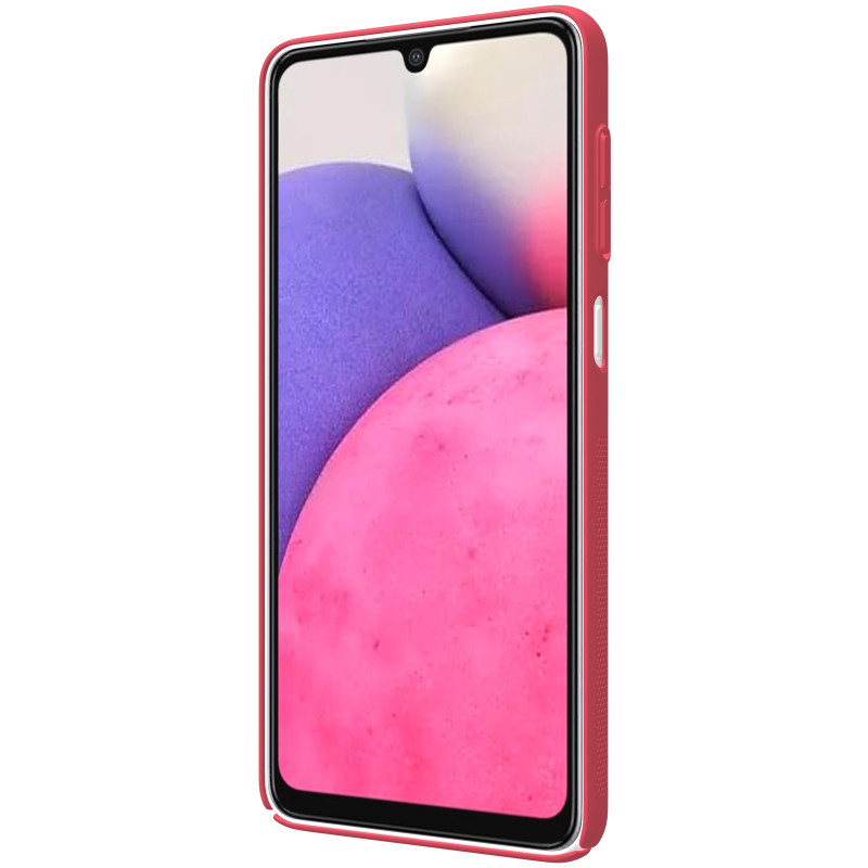 Nillkin Super Frosted Shield sustiprintas dėklo dangtelis, skirtas Samsung Galaxy A33 5G raudonas