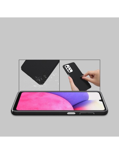 Nillkin Super Frosted Shield sustiprintas dėklo dangtelis, skirtas Samsung Galaxy A33 5G raudonas Nillkin Super Frosted Shield sustiprintas dėklo dangtelis, skirtas Samsung Galaxy A33 5G raudonas