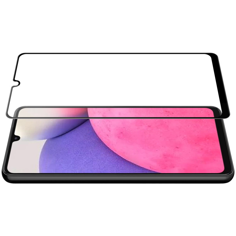 Nillkin CP+PRO itin plonas viso ekrano grūdintas stiklas su 0,2 mm rėmeliu 9H Samsung Galaxy A33 5G juodas