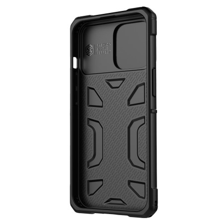 Nillkin Adventurer Case dėklas skirtas iPhone 13 Pro, šarvuotas dangtelis su fotoaparato dangteliu, juodas Nillkin Adventurer Case dėklas skirtas iPhone 13 Pro, šarvuotas dangtelis su fotoaparato dangteliu, juodas
