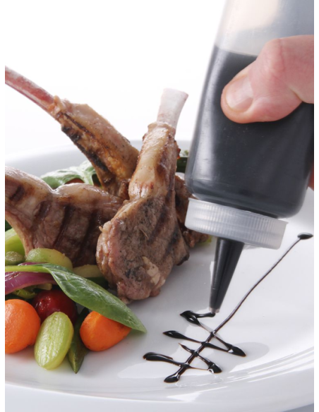 Dozavimo indas šaltiems padažams 0,7l. geltona - Hendi 557907