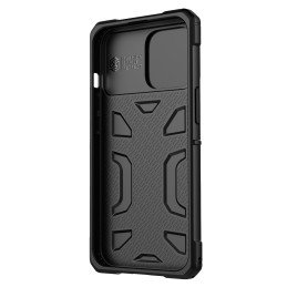 Nillkin Adventurer Case dėklas skirtas iPhone 13 Pro Max šarvuotas dangtelis su fotoaparato dangteliu juodas