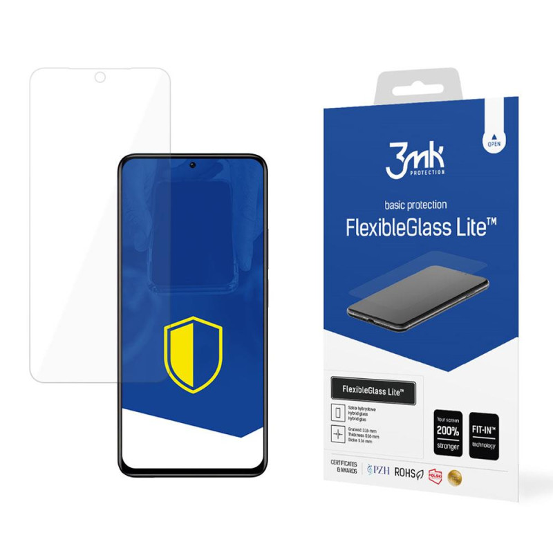 3mk FlexibleGlass Lite™ hibridinis stiklas ant Xiaomi Redmi Note 11s / 11 4G