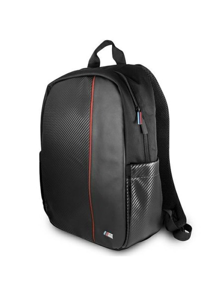BMW Carbon Red Stripe kuprinė skirta 16" nešiojamam kompiuteriui - juoda BMW Carbon Red Stripe kuprinė skirta 16" nešiojamam kompiuteriui - juoda