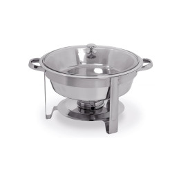 Įklijuokite maisto šildytuvą apvalaus plieno sk. 345 mm 3,5 l - Hendi 470619
