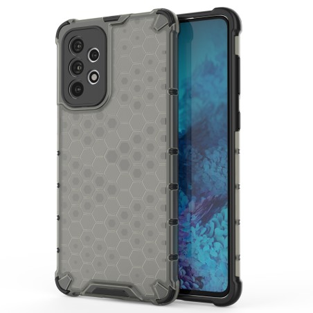 Korinis šarvuotas dėklas su gelio rėmeliu, skirtas Samsung Galaxy A73 juodas Korinis šarvuotas dėklas su gelio rėmeliu, skirtas Samsung Galaxy A73 juodas