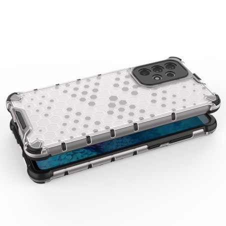 Korinis šarvuotas dėklas su gelio rėmeliu, skirtas Samsung Galaxy A73 juodas Korinis šarvuotas dėklas su gelio rėmeliu, skirtas Samsung Galaxy A73 juodas