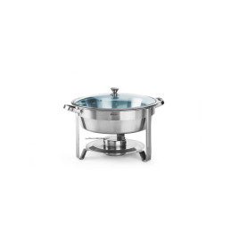Įklijuokite maisto šildytuvą apvalaus plieno sk. 345 mm 3,5 l - Hendi 470619