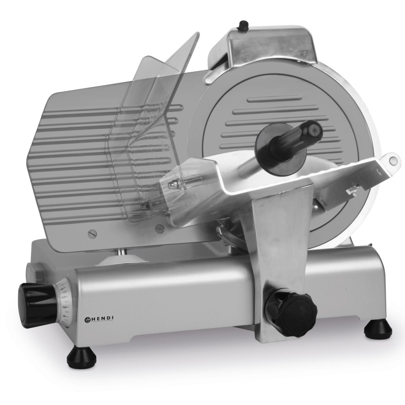 Hendi Kitchen Line 250 mėsos ir sūrio pjaustyklė su teflonine danga 150W - Hendi 210222 Hendi Kitchen Line 250 mėsos ir sūrio pjaustyklė su teflonine danga 150W - Hendi 210222