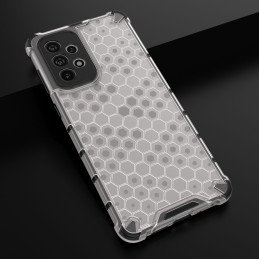 Korinis šarvuotas dėklas su gelio rėmeliu, skirtas Samsung Galaxy A73 juodas