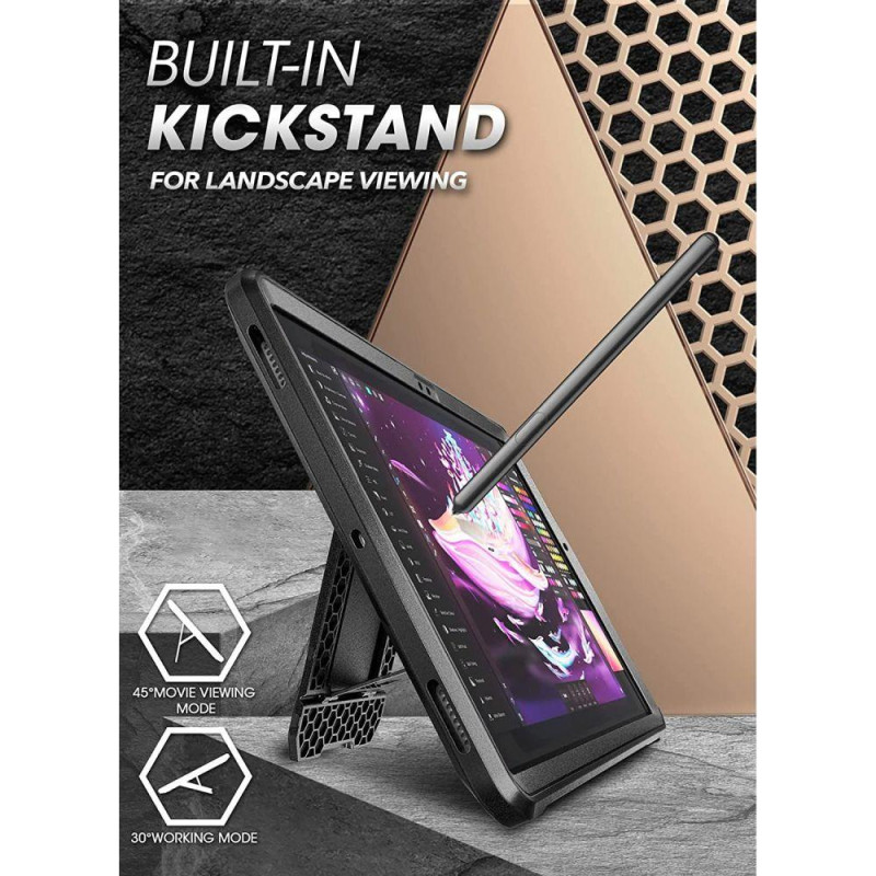 Supcase Unicorn Beetle Pro dėklas, skirtas Samsung Galaxy Tab A8 10.5& 39 & 39 - juodas
