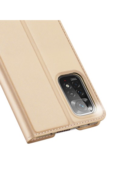 Dux Ducis Skin Pro dėklo atverčiamas dangtelis Xiaomi Redmi Note 11 Pro 5G / 11 Pro Gold Dux Ducis Skin Pro dėklo atverčiamas dangtelis Xiaomi Redmi Note 11 Pro 5G / 11 Pro Gold