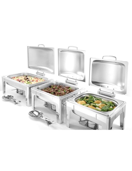 Maisto šildytuvas pasta žvakėms satininis plienas GN 1/1