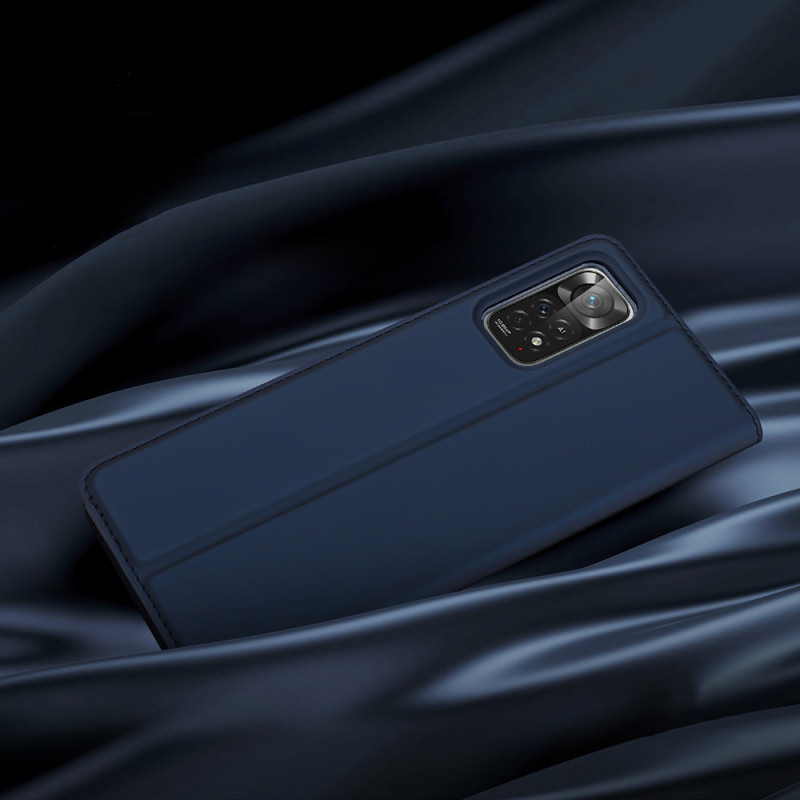 Dux Ducis Skin Pro dėklo atverčiamas dangtelis Xiaomi Redmi Note 11 Pro 5G / 11 Pro Gold