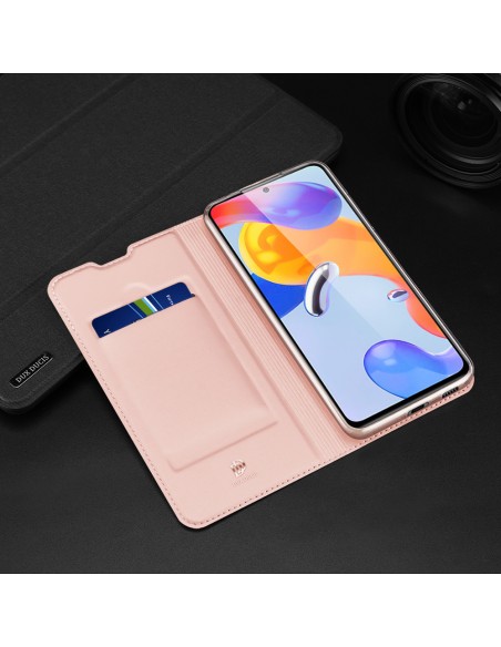 Dux Ducis Skin Pro dėklo atverčiamas dangtelis Xiaomi Redmi Note 11 Pro 5G / 11 Pro Gold Dux Ducis Skin Pro dėklo atverčiamas dangtelis Xiaomi Redmi Note 11 Pro 5G / 11 Pro Gold