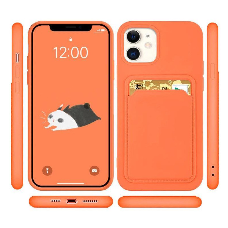 Kortelės dėklas, silikoninis piniginės dėklas su kortelės lizdo dokumentais, skirtas Xiaomi Redmi Note 11 Pro+ 5G / 11 P...