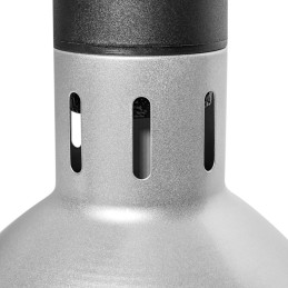 Infraraudonųjų spindulių šildymo lempa indams IR pakabinama sidabro sk. 17,5 cm 250 W