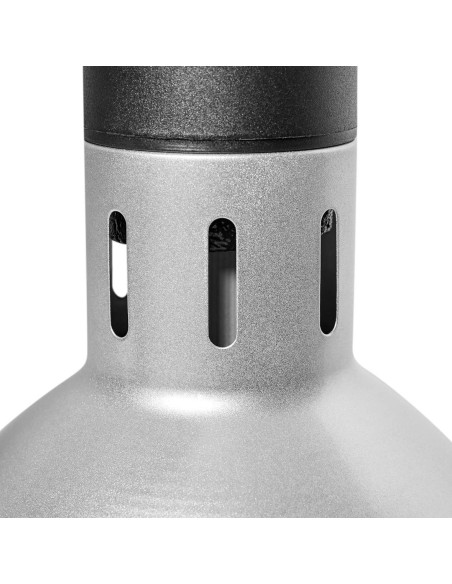 Infraraudonųjų spindulių šildymo lempa indams IR pakabinama sidabro sk. 17,5 cm 250 W Infraraudonųjų spindulių šildymo lempa indams IR pakabinama sidabro sk. 17,5 cm 250 W