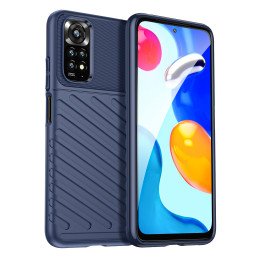 Thunder Case lankstus šarvuotas dėklo dangtelis, skirtas Xiaomi Redmi Note 11 Pro 5G / 11 Pro blue