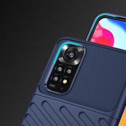 Thunder Case lankstus šarvuotas dėklo dangtelis, skirtas Xiaomi Redmi Note 11 Pro 5G / 11 Pro blue