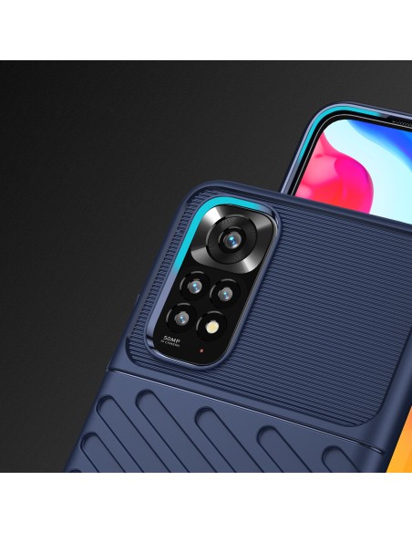 Thunder Case lankstus šarvuotas dėklo dangtelis, skirtas Xiaomi Redmi Note 11 Pro 5G / 11 Pro blue Thunder Case lankstus šarvuotas dėklo dangtelis, skirtas Xiaomi Redmi Note 11 Pro 5G / 11 Pro blue