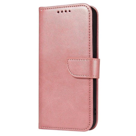 Magnet Case elegantiškas dėklas su atvartu ir stovo funkcija, skirta Xiaomi Redmi Note 11 Pro 5G / 11 Pro pink Magnet Case elegantiškas dėklas su atvartu ir stovo funkcija, skirta Xiaomi Redmi Note 11 Pro 5G / 11 Pro pink