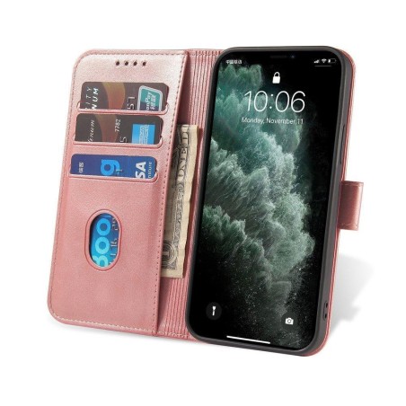 Magnet Case elegantiškas dėklas su atvartu ir stovo funkcija, skirta Xiaomi Redmi Note 11 Pro 5G / 11 Pro pink Magnet Case elegantiškas dėklas su atvartu ir stovo funkcija, skirta Xiaomi Redmi Note 11 Pro 5G / 11 Pro pink