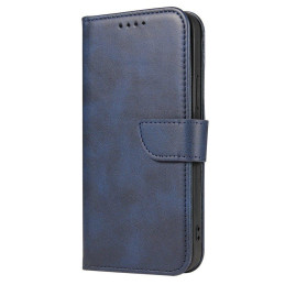 Magnet Case elegantiškas dėklas su atvartu ir stovo funkcija, skirta Xiaomi Redmi Note 11S / Note 11 mėlynai