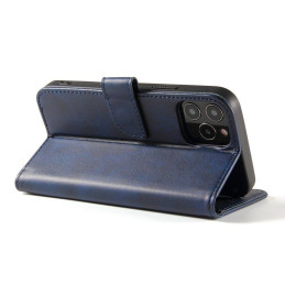 Magnet Case elegantiškas dėklas su atvartu ir stovo funkcija, skirta Xiaomi Redmi Note 11S / Note 11 mėlynai