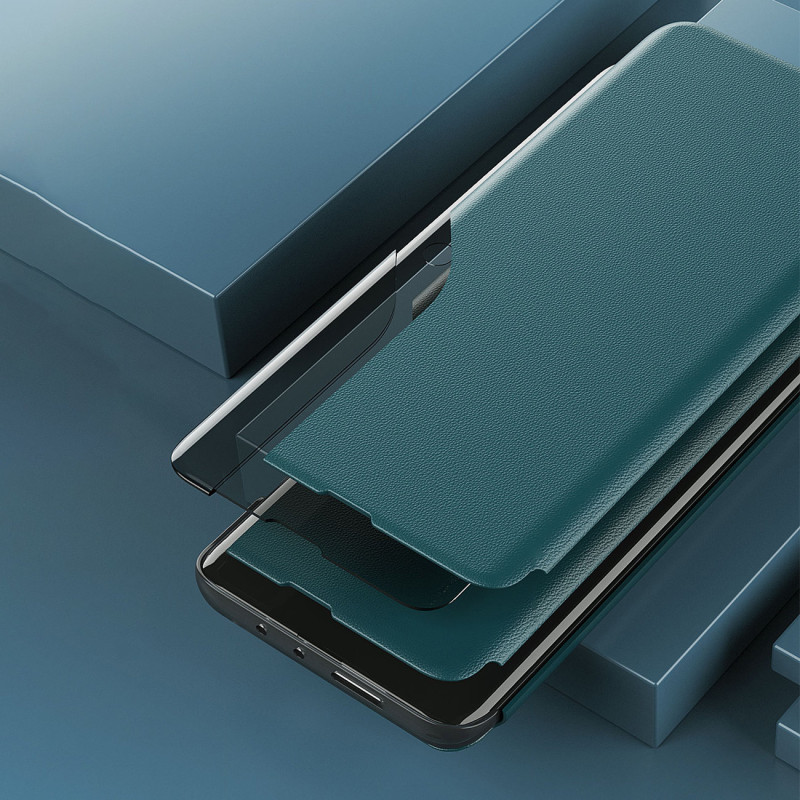 Eco Leather View Case elegantiškas dėklas su atvartu ir stovo funkcija, skirta Xiaomi Redmi Note 11 Pro+ 5G / 11 Pro 5G ...