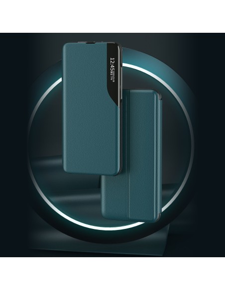 Eco Leather View Case elegantiškas dėklas su atvartu ir stovo funkcija, skirta Xiaomi Redmi Note 11 Pro+ 5G / 11 Pro 5G ...