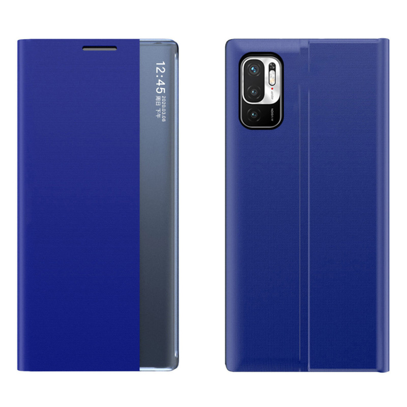 Naujas Sleep Case dangtelis su stovo funkcija, skirtas Xiaomi Redmi Note 11 Pro 5G / 11 Pro blue