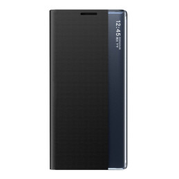 Naujas miego dėklo dangtelis su atvartu ir stovo funkcija, skirtas Xiaomi Redmi Note 11S / Note 11 juodas