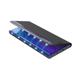 Naujas miego dėklo dangtelis su atvartu ir stovo funkcija, skirtas Xiaomi Redmi Note 11S / Note 11 juodas